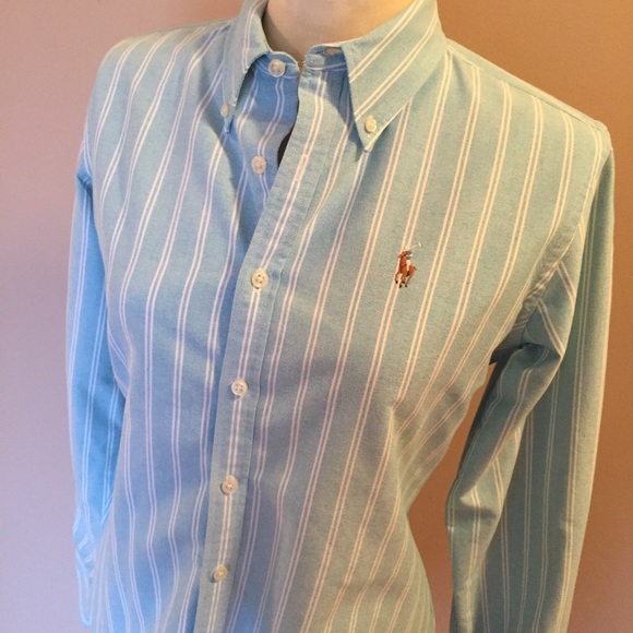 Classic Ralph Lauren Oxford Button Down Slim Fit - Picture 2 of 4